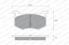 WEEN 151-2608 Brake Pad Set, disc brake